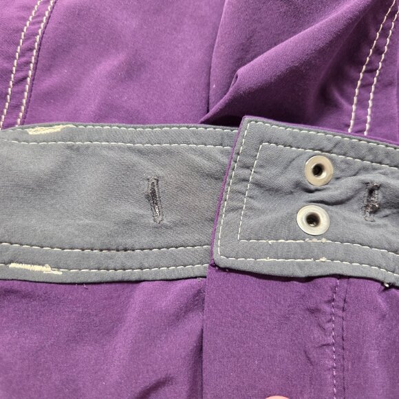 Athleta Whatever Size 4P Deep Purple Pleated Summer Casual Skort - Picture 8 of 11